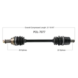 Tytaneum Replacement CV Axle Front Right or Left