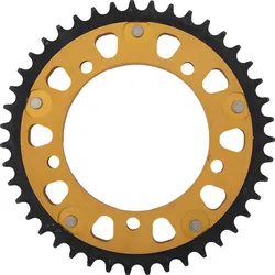 Supersprox Stealth Rear Drive Sprocket Gold 43 T