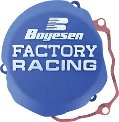 Boyesen Blue Chrome Aluminum Factory Ignition Cover