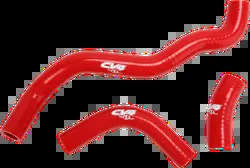 CV4 Performance Silicone Radiator Hose Kit Red 3pc