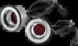 Alloy Art Chrome Shooter Red LED Taillight Pair Kit