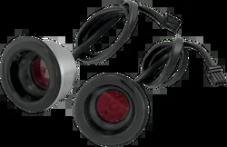 Alloy Art Black Shooter Red LED Taillight Pair Kit