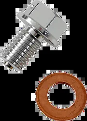 Moose Racing Magnetic Drain Plug Bolt Screw M10x15xP1.5