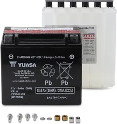 Yuasa Fresh Pack AGM Maintenance Free Battery YTX20L-BS