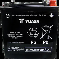 Fresh Pack AGM Maintenance Free Battery YIX30L-BS-PW  1.4 L