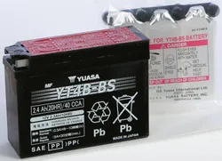 Yuasa Fresh Pack AGM Maintenance Free Battery YT4B-BS