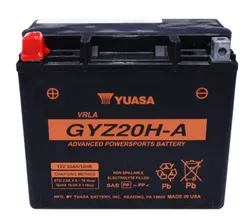 Yuasa Factory Activated Maintenance Free Battery GYZ20H-A