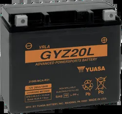 Yuasa Factory Activated Maintenance Free Battery GYZ20L