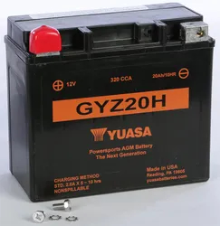 Yuasa Factory Activated Maintenance Free Battery GYZ20H