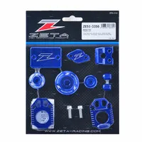 Zeta Billet Aluminum Dress Up Kit Blue