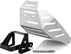Zeta Silver Aluminum Chassis Belly Skid Plate