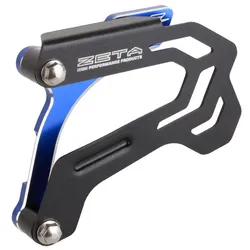 Zeta Billet Aluminum Front Sprocket Cover Case Saver Blue