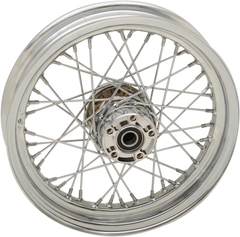 DS Chrome 40 Spoke 16x3.00 Rear Wheel Assembly for ABS