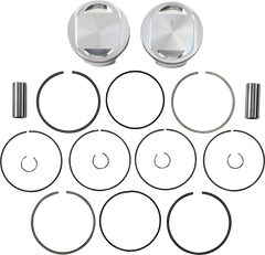 JE Piston Kit Rings Pins FSR STD 3.937in Bore 9.5:1