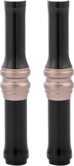 Arlen Ness 10 Gauge Lower Pushrod Tubes Covers Kit Titanium