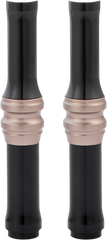 Arlen Ness 10 Gauge Lower Pushrod Tube Covers Kit Titanium