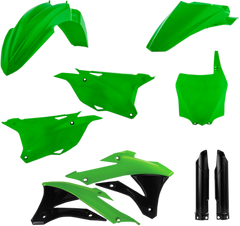 Acerbis Complete Plastic Fender Body Kit OE Green/Black