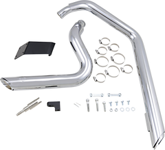 Vance Hines Shortshots Staggered Exhaust Pipe System Chrome