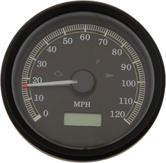 DS 3.375in Black Bezel Electronic Speedometer MPH