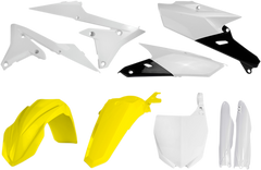 Acerbis Complete Plastic Fender Body Kit Yellow/White/Black