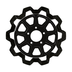 Lyndall Bow Tie Full Floating Front Brake Rotor 11.5in. Black