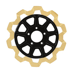 Lyndall Bow Tie Full Floating Rear Brake Rotor 11.5in. Gold