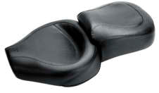 Mustang Black 2 Up Wide Touring 1pc Seat