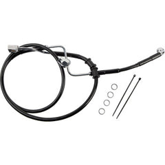 DS Black Rear Brake Line Kit w ABS Caliper to ABS