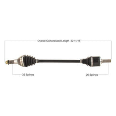 Tytaneum Front Right Replacement CV Axle