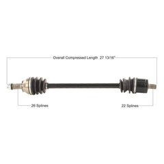 Tytaneum Front Left or Right Replacement CV Axle