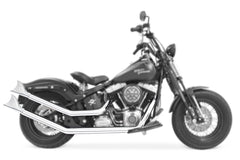 Freedom Upsweep Full Exhaust System Chrome Fishtail Tip