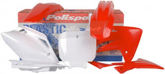 Polisport Plastic Fender Body Kit Set Red White
