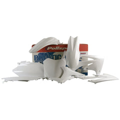 Polisport Plastic Fender Body Kit Set White CRF250R CRF450R