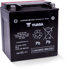 H-P Fresh Pack AGM Maintenance Free Battery YIX30L-BS - 1.4 L