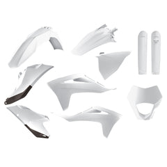 Polisport Complete Enduro Plastic Body Kit Set White
