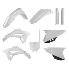 Polisport Plastic Fender Body Kit Set White