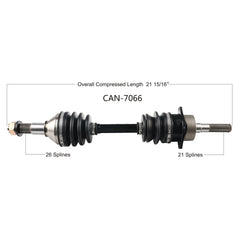 Tytaneum Replacement CV Axle Front Right