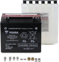 Yuasa Fresh Pack AGM Maintenance Free Battery YTX20L-BS