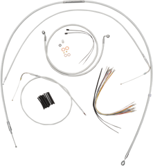 Magnum Control Clutch Brake Cable Kit Chrome for 12-14in. Apes