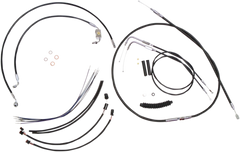 Magnum XR Clutch Brake Cable Kit Black w Chr for 15-17in.