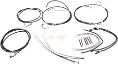 Magnum XR Clutch Brake Cable Kit Black w Chr for 12-14in. ABS