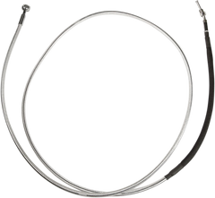 Magnum Braided Hydraulic Clutch Cable Line Chrome 72in.