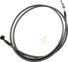 Magnum Braided Hydraulic Clutch Cable Line Chrome 78in.