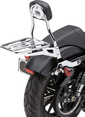 Cobra 14in Chrome Steel Detachable Backrest Kit