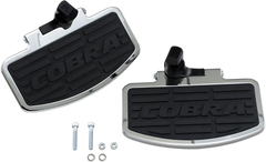 Cobra Chromed Aluminum Passenger Floorboard Kit